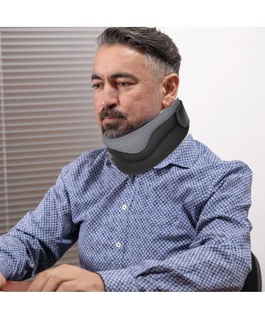Buy HMLTD Soft Neck Support Pillow | Sponge Neck Relief Wrap for Sleeping & Travel | Unisex Collarage Gray - Buy Online on SooperMarket.com
