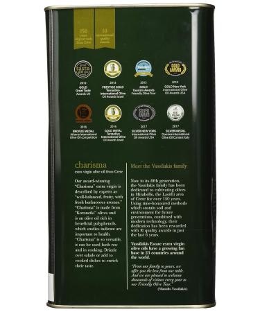 Buy Charisma Greek Extra Virgin Olive Oil from Crete - 3L - Premium Quality Authentic Flavor International Shipping - Buy Online on SooperMarket.com