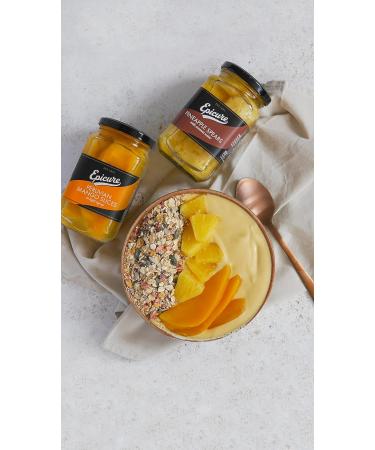 Epicure Jarred Peruvian Mango Slices in Light Syrup 370 g (Pack of 6) - Buy Online on SooperMarket.com