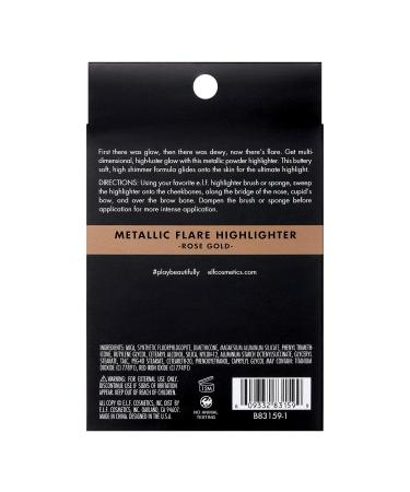 e.l.f Metallic Flare Highlighter - Rose Gold Jelly Formula for High Shimmer Glow - 0.18 oz - Buy Online on SooperMarket.com