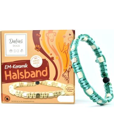 Customized EM Ceramic Collar for Dogs & Cats - Original US Paracord Mint - Under 20 cm - Buy Online on SooperMarket.com