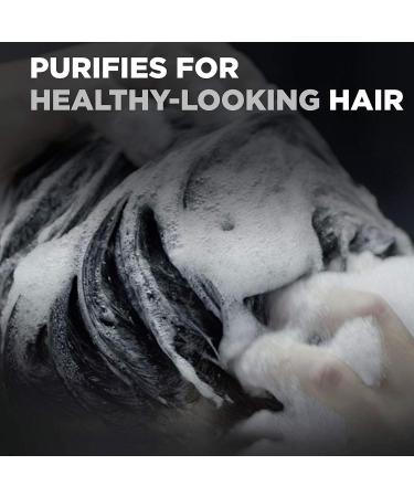 Dove Men+Care Charcoal + Clay Shampoo for Healthy Hair | 25.4 oz | Naturally Derived Plant-Based Cleanser - International Shipping Available - Buy Online on SooperMarket.com