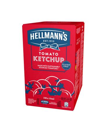 Hellmann's Tomato Ketchup Sachets 198 x 10ml