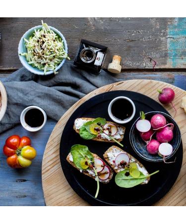 GOCCIA NERA - Black Balsamic Condiment 8 Years Aged - Made in Italy - EMILIA FOOD LOVE - Selected with Love in Italy - Condimento Balsamico invecchiato 8 anni - Buy Online on SooperMarket.com
