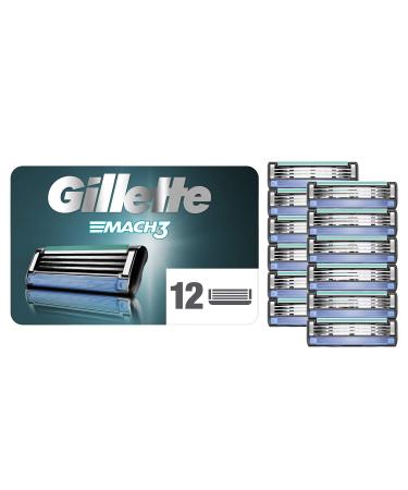 Gillette Match3 - Base Blades For Men - 12 Pieces 12 Pieces (1 Pack)