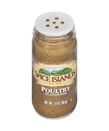 Spice Islands Poultry Seasoning 1.4 oz - Premium Blend for Perfect Poultry Dishes - Buy Online on SooperMarket.com