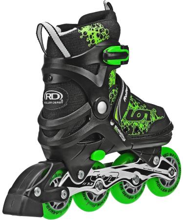 Roller Derby ION 7.2 Inline Skates | Aluminum Frames | Adjustable Sizing | Small (11-1) - Buy Online on SooperMarket.com