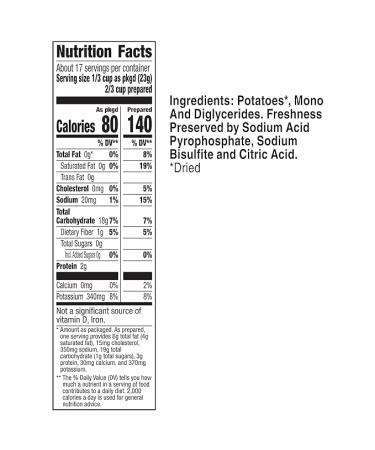 Betty Crocker Gluten Free Potato Buds Potatoes 13.75 oz (Pack of 6) - Buy Online Now! - Buy Online on SooperMarket.com
