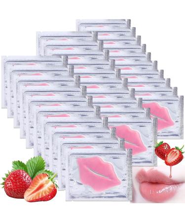Lip Mask 30 Collagen Crystal Lip masks and moisturizing cream Collagen lip pads are perfect for moisturizing cracking and plumping lips