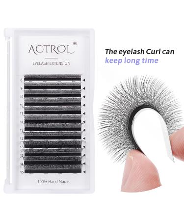 4D Volume Easy Fan W-Shaped Lash Extensions - 0.07D Curl 8-15mm | W4D-0.07D/8-15Mix - Buy Online on SooperMarket.com