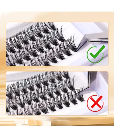 240 Pcs Mixed Cluster Eyelash Extensions | 20D & 10D | 0.07C Curl | Natural Look | Makeup Tools - Buy Online on SooperMarket.com