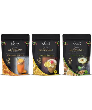 Nim's Dried Orange Lemon Lime Slices Selection Box Allergen Free Vegetarian Healthy
