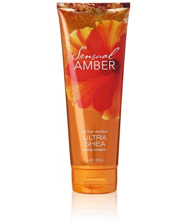 Bath & Body Works Signature Collection  Sensual Amber  Ultra Shea Body Cream Sensual Amber 8 Ounce (Pack of 1)