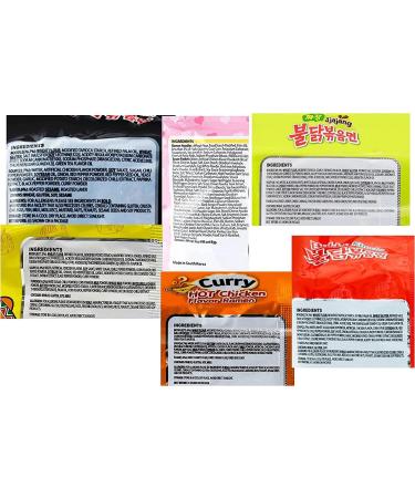 Samyang Korean Assorted Top Spicy Ramen Instant Noodles Challenge (Pack of 30) at least 7 Different Flavour by CNMART - Buy Online on SooperMarket.com