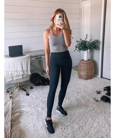 HeyNuts Women's High Waisted Yoga Leggings - 28'' Medium Black - Buy Online on SooperMarket.com
