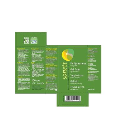 Sonett Organic Traditional Stain Removers Gall Soap - Effective on Ink Blood Grease Fruit Marks (Pack of 1) - International Shipping Available - Buy Online on SooperMarket.com