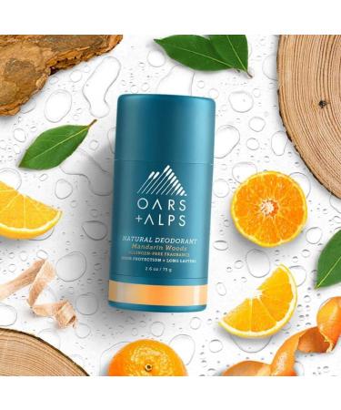 Oars + Alps Aluminum Free Deodorant for Men and Women Dermatologist Tested and for Sensitive Skin Vegan Mandarin Woods 1 Pack 2.6 Oz 1ct - Mandarin Woods - Buy Online on SooperMarket.com