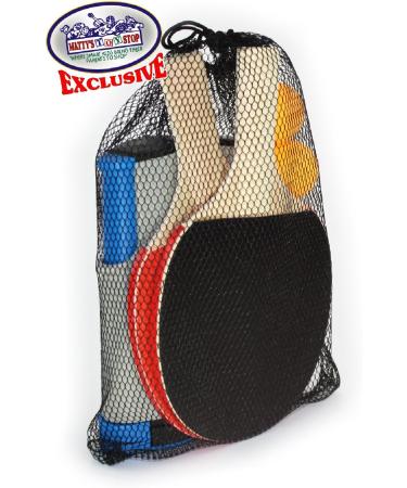 Deluxe Table Tennis (Ping Pong) Set with Adjustable Net, 2 Paddles, 6 Balls & Storage Bag - Buy Online on SooperMarket.com