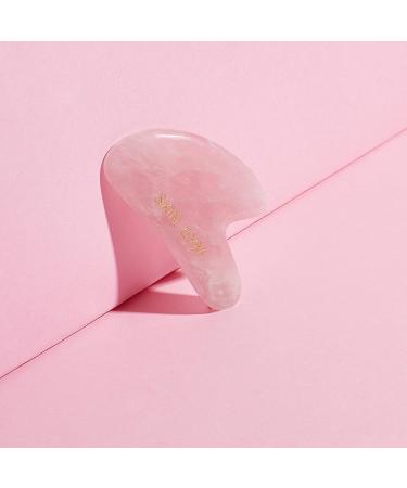 Skin Gym Sculpty Heart Gua Sha Face Massager for Under Eye Bags & Puffy Eyes - Anti-Aging Beauty Tool with Rose Quartz - Buy Online on SooperMarket.com