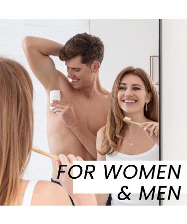 Jasmine & Rose Travel Size Natural Deodorant - Aluminum Free - 0.75 Fl Oz - Non-Toxic & Cruelty-Free - Buy Online on SooperMarket.com