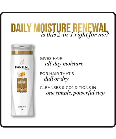 Pantene Pro-V Daily Moisture Renewal 2 in 1 Shampoo & Conditioner - 20.1 fl oz - Buy Online on SooperMarket.com