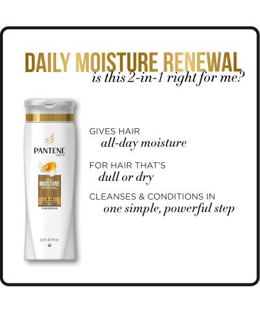 Buy Pantene Pro-V Daily Moisture Renewal 2-in-1 Shampoo & Conditioner - 25.4 oz | International Shipping Available - Buy Online on SooperMarket.com