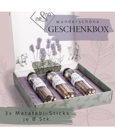 Buy Ne & No Gift Set with Natural Matatabi Sticks | 24 Dental Care Cat Sticks | Perfect Treats for Cats | International Shipping - Buy Online on SooperMarket.com