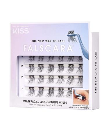 KISS Falscara DIY Eyelash Extensions - Featherlight Synthetic Reusable Lashes (Multi 01) - Buy Online on SooperMarket.com