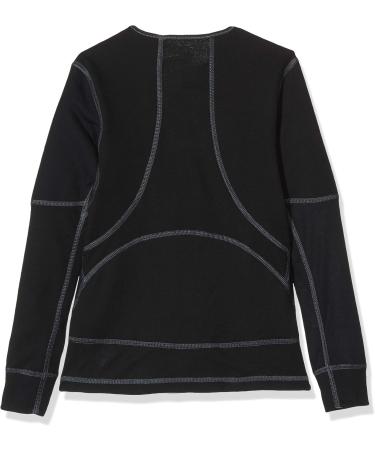 Odlo Kids 155169 Boys Long Sleeve Crew Neck X-warm Undershirt - Black | High-Quality Thermal Wear for Boys - Buy Online on SooperMarket.com