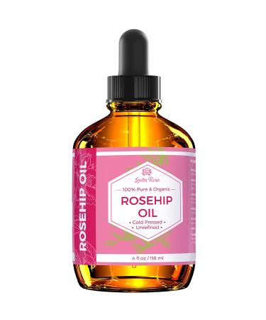 Leven Rose Rosehip Seed Oil - 100% Pure Organic Unrefined Cold Pressed Anti Aging Moisturizer - 4 Fl. Oz - Buy Online on SooperMarket.com