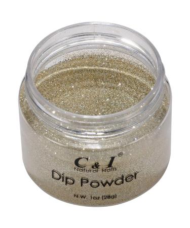 C & I Dip Powder Color No.062 Gold Coast Pearl Shine Color System 28g