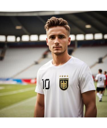 De Fanshop Germany Jersey Children Set with Shorts | 2024 Football Gifts for Boys | Personalized Football Jersey - D-Fans - Buy Online on SooperMarket.com