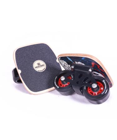 BRAVORD NZ Panda Roller Road Drift Skate with Cool Maple Deck Anti-Slip, Freeline Skate with PU Wheels and High Speed Bearings