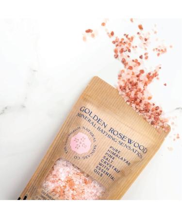 Golden Rosewood Pink Himalayan Bath Salts | Muscle Relaxation, Stress Relief & Sleep Aid | Skin Restoration with Essential Oils | Edinburgh Skincare Co. - x1 Box - Buy Online on SooperMarket.com