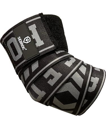 Sedroc Pro Elbow Wraps - Pair Medium (40 ) for Weightlifting, Powerlifting, Bench Press - Men's Gym Straps - Buy Online on SooperMarket.com