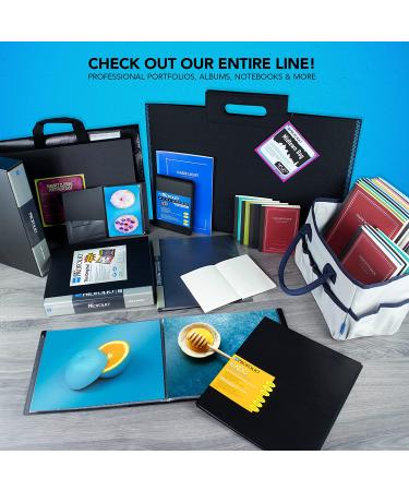 Itoya ProFolio Expo 8.5 x 11 Black Art Portfolio Binder with Plastic Sleeves - 24 Pages, Presentation Book for Art Display - Buy Online on SooperMarket.com