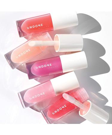 UNDONE BEAUTY Poppa Gloss Moisturizing Tinted Lip Gloss-Balm Hybrid with Cloudberry Seed Oil Extract - Long Wear Lightweight Formula for Lip Nourishment & Conditioning - Buy Online on SooperMarket.com