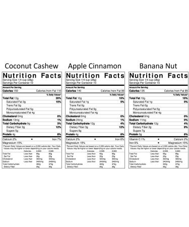 Wildway Vegan Granola Variety Pack - Certified Gluten Free, Low Carb Snack, Grain-Free Paleo, Non-GMO - 8oz 3 Pack - Buy Online on SooperMarket.com