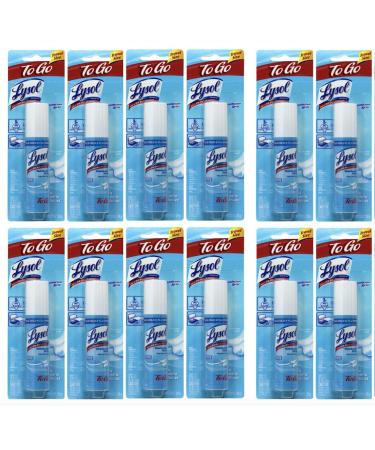 Lysol Disinfectant Spray To Go Travel Size vuwjXU, 12 Pack 3Pack (Travel Size)