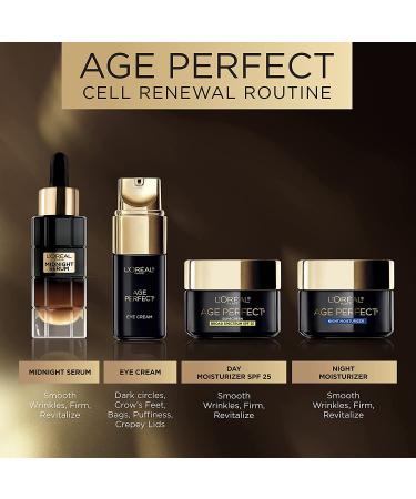 L'Oreal Paris Age Perfect Cell Renewal Day Moisturizer SPF 25 - Anti-Aging Antioxidant Complex | Smooths Wrinkles, Firms & Creates Radiant, Youthful Skin | Dermatologist Tested | 1.7 oz - Buy Online on SooperMarket.com