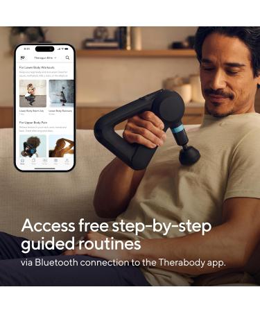 Theragun Elite - Handheld Electric Massage Gun - Bluetooth Enabled Percussion Therapy Device for Athletes - Powerful Deep Tissue Muscle Massager with QuietForce Technology - (Black - 5th Generation) - Buy Online on SooperMarket.com