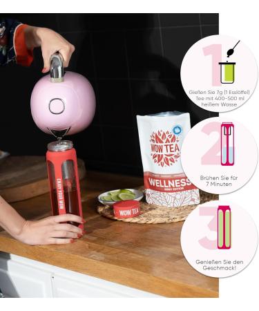 WOW TEA: Double Berry Slim Team 1 (One Size Berry Wellness Tea + SuperFruit) Berry Wellness Tea + SuperFruit One Size - Buy Online on SooperMarket.com