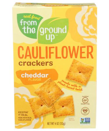 From the Ground Up - Cauliflower Crackers Cheddar - 4 oz.