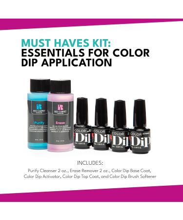 Red Carpet Manicure Color Dip Powder Kits | Essentials for Color Dip Application | 6-Piece Set - Buy Online on SooperMarket.com