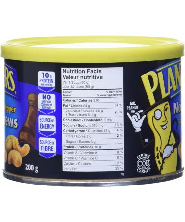 Planters Black Pepper Cashews 200 Grams - Buy Online on SooperMarket.com