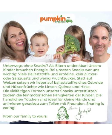 Buy Pumpkin Organics Children's Naca Bio Vegetable Puffs - Allergen-Free & Gluten-Free Baby Snacks (8x20g) - Healthy Pumpkin & Carrot Treats for Kids 12+ Months - Buy Online on SooperMarket.com