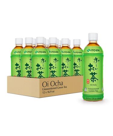 Ito En Tea Oi Ocha Green Tea 16.9 oz (Pack of 12) - Unsweetened Green Tea Bulk Buy - Buy Online on SooperMarket.com