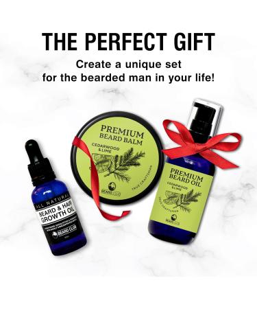 Beard Club Cedar Wood and Lime Beard Balm for Men - Moisturizer, Butter, Softener, Conditioner & Wax - Buy Online on SooperMarket.com
