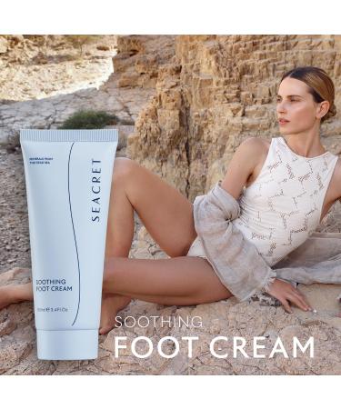 SEACRET Foot Cream with Tea Tree Oil & Dead Sea Minerals - 100ml | Hydrating & Soothing Foot Care for Optimal Health - Buy Online on SooperMarket.com