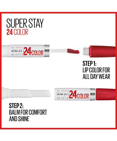Maybelline Super Stay 24-Hour Liquid Lipstick in Wear On Wildberry Mauve Pink - Long Lasting Color with Moisturizing Balm - 0.05g - Buy Online on SooperMarket.com